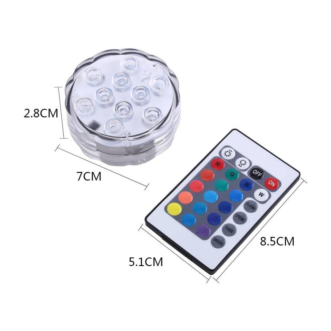 Lampara Subacuática Control