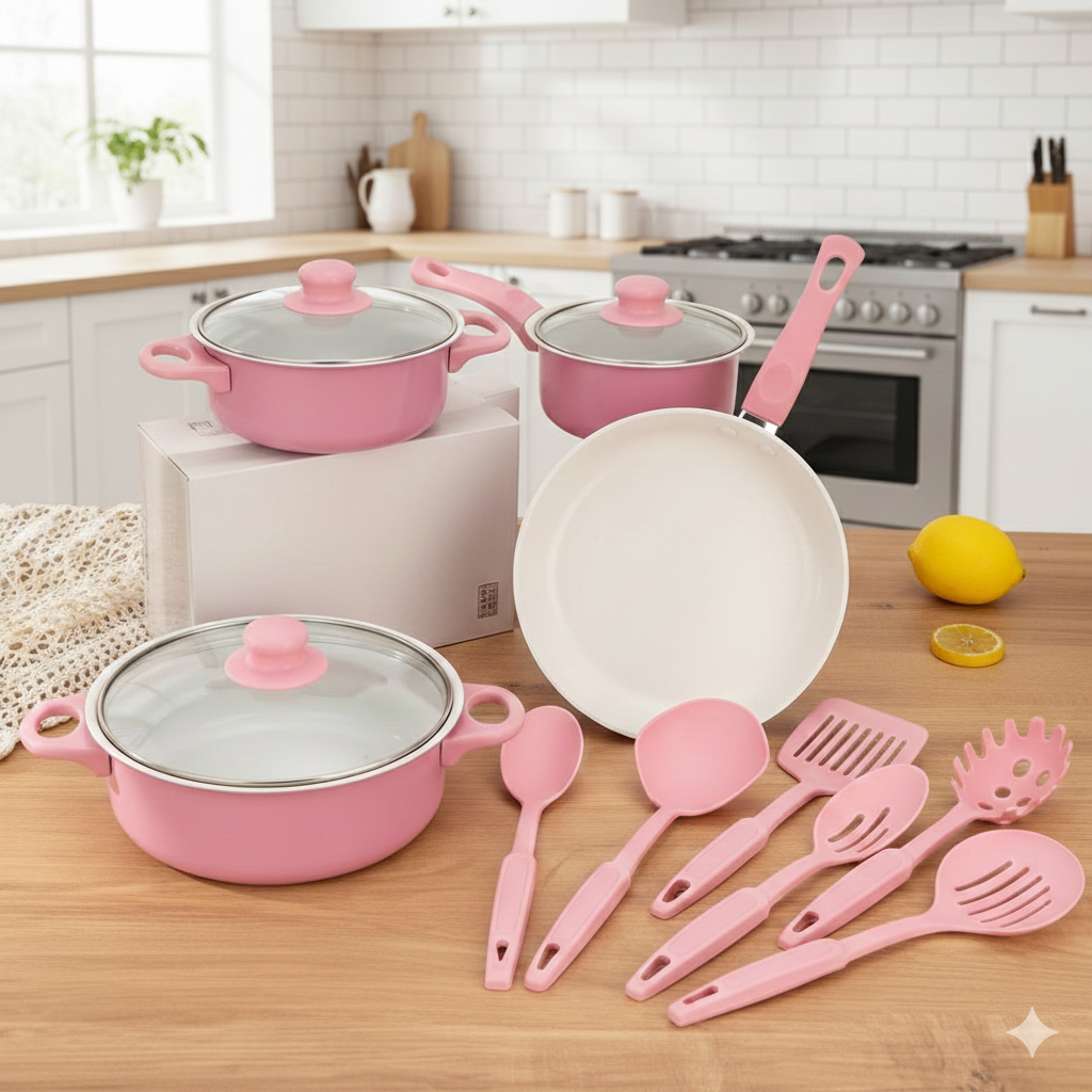 TNS07T COMBO COCINA SET OLLA + PLATERO