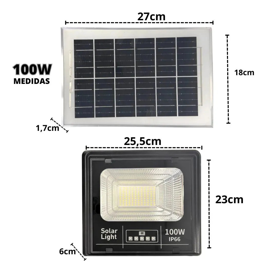 Reflector Solar LED 100W IP66 JORTAN